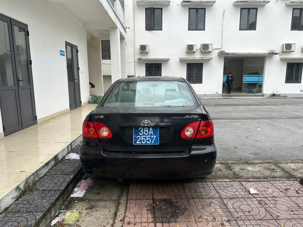 Thông báo đấu giá Xe ô tô con nhãn hiệu Toyota Corola Altis; biển kiểm soát: 38A-2557 (Lần 02)