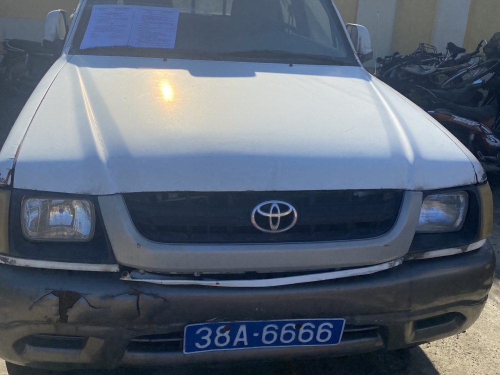 Thông báo đấu giá tài sản công thanh lý của Công an tỉnh Hà Tĩnh